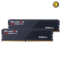 G.Skill Ripjaws S5 32GB (2x16GB) DDR5-6000 CL36-36-36-96 1.35V Dual Channel Desktop Memory Kit — Intel XMP 3.0 Ready, Non-ECC, Low-Profile Heatspreader