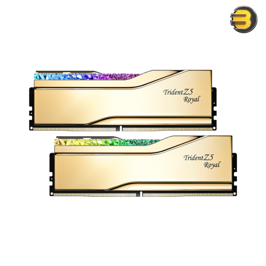 G.SKILL Trident Z5 Royal 32GB (2x16GB) DDR5-6400 CL30-39-39-102 1.40V Intel XMP Memory Kit