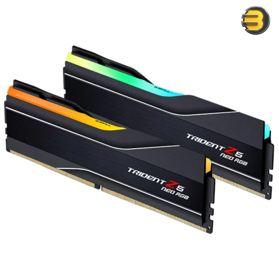 G.Skill Trident Z5 Neo RGB 32GB (2x16GB) DDR5-6000 CL30-38-38-96 — 1.35V AMD EXPO Dual Channel Desktop Memory Kit G.Skill Trident Z5 Neo RGB 32GB (2x16GB) DDR5-6000 CL30-38-38-96 — 1.35V AMD EXPO Dual Channel Desktop Memory Kit