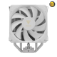 GAMDIAS BOREAS E2-410 PRIME PERFORMANCE WHITE — Matte Black, 4 Copper Heat Pipes, High Cooling Performance, 120mm Hydraulic Bearing PWM, Support LGA 1700 / AM5