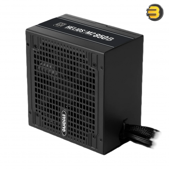 Gamdias HELIOS M2-850B 850W 80 PLUS Silver Non Modular ATX 3.1 Power Supply – PCIe Gen 5.1 Ready, DC-to-DC Design, C6/C7 Support Gamdias HELIOS M2-850B 850W 80 PLUS Silver Non Modular ATX 3.1 Power Supply – PCIe Gen 5.1 Ready, DC-to-DC Design, C6/C7 Support