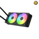 GAMDIAS CHIONE E4-240 240mm AIO Liquid CPU Cooler with Dual 120mm PWM Fans — Patented PWM Pump, Real-Time Digital Display, ARGB Lighting, Dual Infinite Mirror Design, EPDM Sleeved Tubes, Compatible with Intel and AMD CPUs GAMDIAS CHIONE E4-240 240mm AIO Liquid CPU Cooler with Dual 120mm PWM Fans — Patented PWM Pump, Real-Time Digital Display, ARGB Lighting, Dual Infinite Mirror Design, EPDM Sleeved Tubes, Compatible with Intel and AMD CPUs