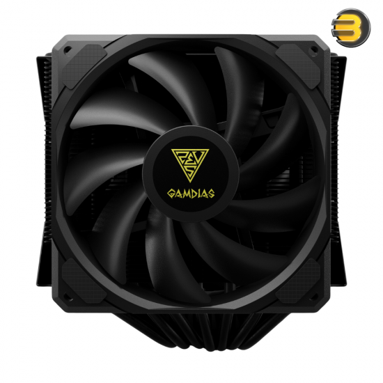 Gamdias Gamdias Boreas P1-720 — Dual Chamber CPU Air Cooler, Heatpipe DTC for unabsorbed Direct Heat Transfer, Universal Compatibility with Mounting Kit, 140mm Fan, Support LGA 1700 / AM5