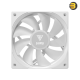 GAMDIAS AURA GL360 V2 PERFORMANCE ARGB LIQUID COOLER WHITE — Hidden Cable Routing, 30 Built-in Lighting Effects, Motherboard Sync ARGB, Hydraulic PWM Fans, Fully Rotatable Pump Housing, Support LGA 1700 / AM5