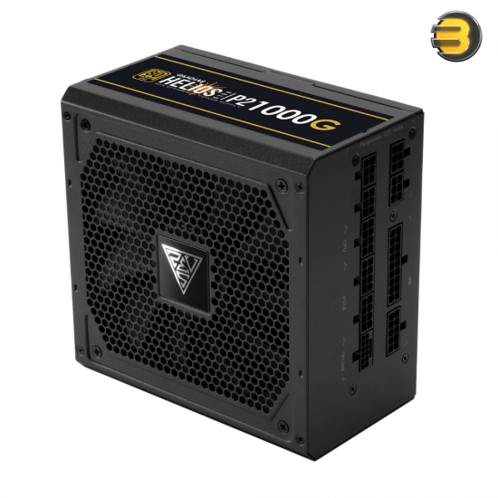 GAMDIAS HELIOS P2-1000G 1000W 80 Plus Gold — Fully Modular, ATX 3.1 & PCIe Gen 5.1 Ready, High Quality Capacitor, Automatic Fan Speed , Full DC-DC, LLC Resonant Circuit Design, OVP/UVP/OPP/SCP/OCP/OTP