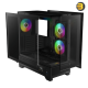 GAMDIAS ATLAS M1 Mid-Tower ATX Gaming Case with Tempered Glass Front & Side Panels — 3 Pre-Installed 120mm ARGB PWM Fans, Real-Time System Monitor Display, Support for 360mm Radiators, USB 3.2 Gen 2 Type-C, 7+2 Expansion Slots GAMDIAS ATLAS M1 Mid-Tower ATX Gaming Case with Tempered Glass Front & Side Panels — 3 Pre-Installed 120mm ARGB PWM Fans, Real-Time System Monitor Display, Support for 360mm Radiators, USB 3.2 Gen 2 Type-C, 7+2 Expansion Slots