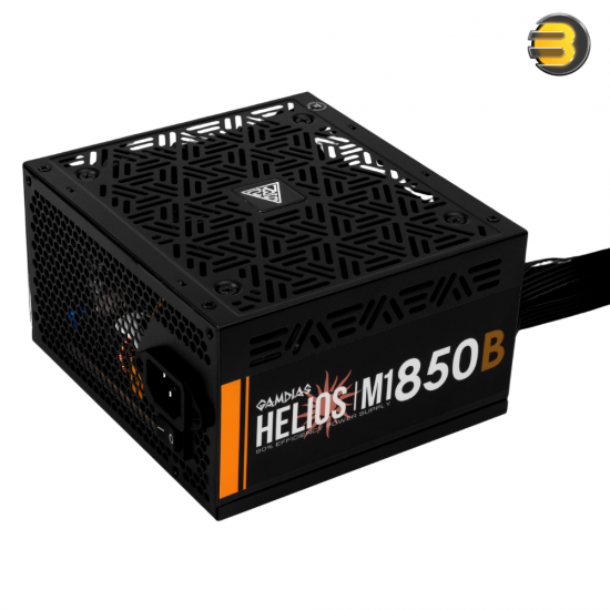 Gamdias Helios M1-850B 850W 80 Plus Bronze Power Supply — 85% Efficiency, High Quality Capacitors, Flat Cables, Automatic Fan Speed, OVP/UVP/OPP/SCP/OCP