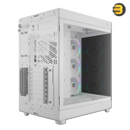 Gamdias NESO P1 PRO WW White Mid-Tower ATX Case – Tempered Glass Side Panel, Mesh Front, 360mm Radiator Support, USB 3.0 Gamdias NESO P1 PRO WW White Mid-Tower ATX Case – Tempered Glass Side Panel, Mesh Front, 360mm Radiator Support, USB 3.0