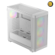 GAMDIAS ATHENA M3 White E-ATX Mid-Tower Gaming Case with 4x 120mm ARGB PWM Fans — Mesh Front Panel for Superior Airflow, Tempered Glass Side Panel, USB 3.2 Gen 2 Type-C, Fan Hub, Supports Dual 360mm Radiators, Compatible with ATX, Micro-ATX, Mini-ITX GAMDIAS ATHENA M3 White E-ATX Mid-Tower Gaming Case with 4x 120mm ARGB PWM Fans — Mesh Front Panel for Superior Airflow, Tempered Glass Side Panel, USB 3.2 Gen 2 Type-C, Fan Hub, Supports Dual 360mm Radiators, Compatible with ATX, Micro-ATX, Mini-ITX