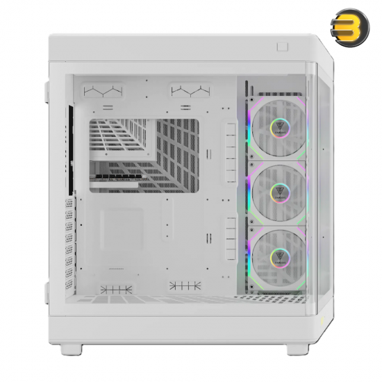 Gamdias NESO P1 PRO WW White Mid-Tower ATX Case – Tempered Glass Side Panel, Mesh Front, 360mm Radiator Support, USB 3.0 Gamdias NESO P1 PRO WW White Mid-Tower ATX Case – Tempered Glass Side Panel, Mesh Front, 360mm Radiator Support, USB 3.0