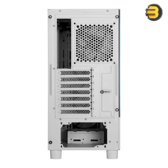 GAMDIAS ATHENA M6 LITE 4x ARGB Fans White — Triple-sided Underglow, Mesh Front Panel, Magnetic Dust Filter, Sync with Motherboard