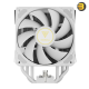 GAMDIAS BOREAS M2-51D ADVANCED COOLING WHITE — Digital Monitor, 5 Copper Heat Pipes, 120mm Hydraulic Bearing PWM, 159 mm Height, Support LGA 1700 / AM5