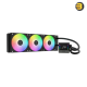 GAMDIAS CHIONE E4-360 360mm AIO Liquid CPU Cooler with Triple 120mm PWM Fans, Patented PWM Pump, Real-Time Digital Display, ARGB Lighting, Dual Infinite Mirror Design, EPDM Sleeved Tubes, Compatible with Intel and AMD CPUs GAMDIAS CHIONE E4-360 360mm AIO Liquid CPU Cooler with Triple 120mm PWM Fans, Patented PWM Pump, Real-Time Digital Display, ARGB Lighting, Dual Infinite Mirror Design, EPDM Sleeved Tubes, Compatible with Intel and AMD CPUs