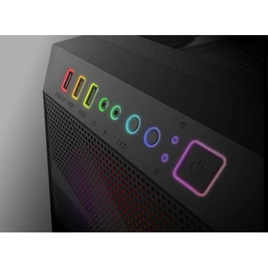 GAMDIAS ATHENA M1 3FAN 120MM ARGB GAMING CASE