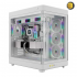 Gamdias NESO P1 PRO WW White Mid-Tower ATX Case – Tempered Glass Side Panel, Mesh Front, 360mm Radiator Support, USB 3.0