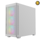 GAMDIAS ATHENA M3 White E-ATX Mid-Tower Gaming Case with 4x 120mm ARGB PWM Fans — Mesh Front Panel for Superior Airflow, Tempered Glass Side Panel, USB 3.2 Gen 2 Type-C, Fan Hub, Supports Dual 360mm Radiators, Compatible with ATX, Micro-ATX, Mini-ITX GAMDIAS ATHENA M3 White E-ATX Mid-Tower Gaming Case with 4x 120mm ARGB PWM Fans — Mesh Front Panel for Superior Airflow, Tempered Glass Side Panel, USB 3.2 Gen 2 Type-C, Fan Hub, Supports Dual 360mm Radiators, Compatible with ATX, Micro-ATX, Mini-ITX