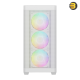 GAMDIAS ATHENA M3 White E-ATX Mid-Tower Gaming Case with 4x 120mm ARGB PWM Fans — Mesh Front Panel for Superior Airflow, Tempered Glass Side Panel, USB 3.2 Gen 2 Type-C, Fan Hub, Supports Dual 360mm Radiators, Compatible with ATX, Micro-ATX, Mini-ITX GAMDIAS ATHENA M3 White E-ATX Mid-Tower Gaming Case with 4x 120mm ARGB PWM Fans — Mesh Front Panel for Superior Airflow, Tempered Glass Side Panel, USB 3.2 Gen 2 Type-C, Fan Hub, Supports Dual 360mm Radiators, Compatible with ATX, Micro-ATX, Mini-ITX
