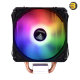 GAMDIAS BOREAS E1-410 120mm ARGB CPU Air Cooler with 4 Copper Heatpipes — High Airflow PWM Fan (800-2000 RPM), Hydraulic Bearing, Direct Touch Technology, Aluminum Fins, Universal Mounting for Intel LGA1700/1200/115x & AMD AM4/AM5, 155mm Height GAMDIAS BOREAS E1-410 120mm ARGB CPU Air Cooler with 4 Copper Heatpipes — High Airflow PWM Fan (800-2000 RPM), Hydraulic Bearing, Direct Touch Technology, Aluminum Fins, Universal Mounting for Intel LGA1700/1200/115x & AMD AM4/AM5, 155mm Height