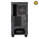 GAMDIAS ATHENA M6 LITE 4x ARGB Fans — Triple-sided Underglow, Mesh Front Panel, Magnetic Dust Filter, Sync with Motherboard