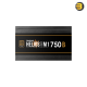 GAMDIAS Helios M1-750B 750W  80 Plus Bronze Power Supply — 85% Efficiency, High Quality Capacitors, Flat Cables, Automatic Fan Speed, OVP/UVP/OPP/SCP/OCP