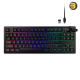GAMDIAS HERMES M7 HYBRID Tenkeyless Mechanical Gaming Keyboard with Red Switches — Hybrid Wired/2.4GHz/Bluetooth Connectivity, 4000mAh Battery, RGB Backlighting, Digital CPU/GPU Display, Hot-Swappable PBT Keycaps, Volume Knob