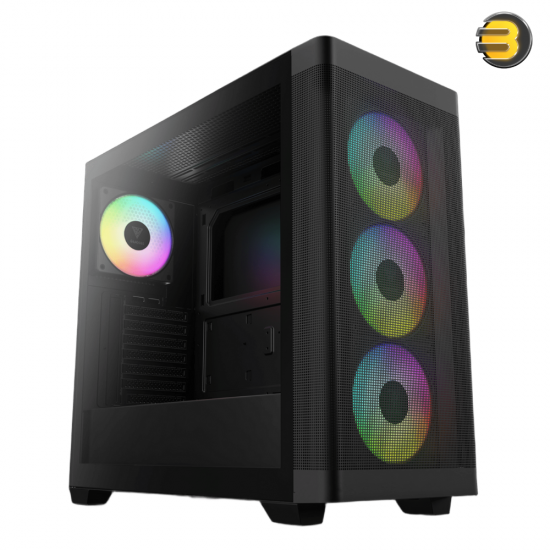 GAMDIAS ATHENA M3 E-ATX Mid-Tower Gaming Case with 4x 120mm ARGB PWM Fans — Mesh Front Panel for Superior Airflow, Tempered Glass Side Panel, USB 3.2 Gen 2 Type-C, Fan Hub, Supports Dual 360mm Radiators, Compatible with ATX, Micro-ATX, Mini-ITX GAMDIAS ATHENA M3 E-ATX Mid-Tower Gaming Case with 4x 120mm ARGB PWM Fans — Mesh Front Panel for Superior Airflow, Tempered Glass Side Panel, USB 3.2 Gen 2 Type-C, Fan Hub, Supports Dual 360mm Radiators, Compatible with ATX, Micro-ATX, Mini-ITX