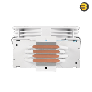 GAMDIAS BOREAS E1-410 120mm ARGB CPU Air Cooler with 4 Copper Heatpipes White — High Airflow PWM Fan (800-2000 RPM), Hydraulic Bearing, Direct Touch Technology, Aluminum Fins, Universal Mounting for Intel LGA1700/1200/115x & AMD AM4/AM5, 155mm Height GAMDIAS BOREAS E1-410 120mm ARGB CPU Air Cooler with 4 Copper Heatpipes White — High Airflow PWM Fan (800-2000 RPM), Hydraulic Bearing, Direct Touch Technology, Aluminum Fins, Universal Mounting for Intel LGA1700/1200/115x & AMD AM4/AM5, 155mm Height