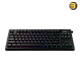 GAMDIAS HERMES M7 HYBRID Tenkeyless Mechanical Gaming Keyboard with Red Switches — Hybrid Wired/2.4GHz/Bluetooth Connectivity, 4000mAh Battery, RGB Backlighting, Digital CPU/GPU Display, Hot-Swappable PBT Keycaps, Volume Knob