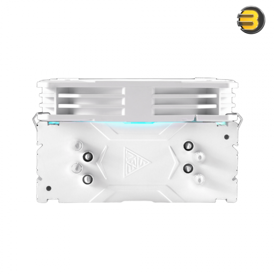 GAMDIAS BOREAS E1-410 120mm ARGB CPU Air Cooler with 4 Copper Heatpipes White — High Airflow PWM Fan (800-2000 RPM), Hydraulic Bearing, Direct Touch Technology, Aluminum Fins, Universal Mounting for Intel LGA1700/1200/115x & AMD AM4/AM5, 155mm Height GAMDIAS BOREAS E1-410 120mm ARGB CPU Air Cooler with 4 Copper Heatpipes White — High Airflow PWM Fan (800-2000 RPM), Hydraulic Bearing, Direct Touch Technology, Aluminum Fins, Universal Mounting for Intel LGA1700/1200/115x & AMD AM4/AM5, 155mm Height