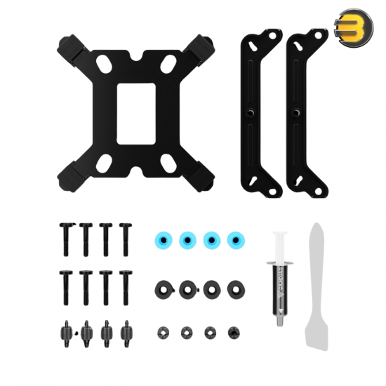 GAMDIAS BOREAS E2-410 PRIME PERFORMANCE — Matte Black, 4 Copper Heat Pipes, High Cooling Performance, 120mm Hydraulic Bearing PWM, Support LGA 1700 / AM5