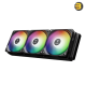 GAMDIAS AURA GL360 DIGITAL 360mm ARGB Liquid CPU Cooler with Triple 120mm PWM Fans — Upgraded Copper Base, Optimized Fluid Routing, Digital ARGB Lighting, Dual Infinite Mirror Design, EPDM Sleeved Tubes, Compatible with Intel and AMD CPUs