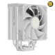 GAMDIAS BOREAS M2-51D ADVANCED COOLING WHITE — Digital Monitor, 5 Copper Heat Pipes, 120mm Hydraulic Bearing PWM, 159 mm Height, Support LGA 1700 / AM5