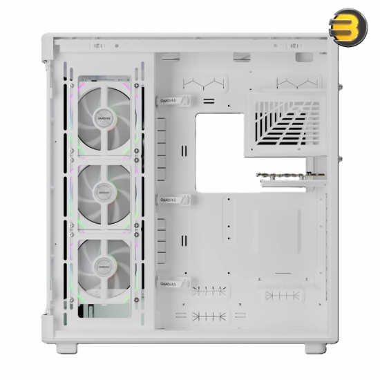 Gamdias NESO P1 PRO WW White Mid-Tower ATX Case – Tempered Glass Side Panel, Mesh Front, 360mm Radiator Support, USB 3.0 Gamdias NESO P1 PRO WW White Mid-Tower ATX Case – Tempered Glass Side Panel, Mesh Front, 360mm Radiator Support, USB 3.0