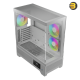 GAMDIAS ATLAS M1 White Mid-Tower ATX Gaming Case with Tempered Glass Front & Side Panels — 3 Pre-Installed 120mm ARGB PWM Fans, Real-Time System Monitor Display, Support for 360mm Radiators, USB 3.2 Gen 2 Type-C, 7+2 Expansion Slots GAMDIAS ATLAS M1 White Mid-Tower ATX Gaming Case with Tempered Glass Front & Side Panels — 3 Pre-Installed 120mm ARGB PWM Fans, Real-Time System Monitor Display, Support for 360mm Radiators, USB 3.2 Gen 2 Type-C, 7+2 Expansion Slots