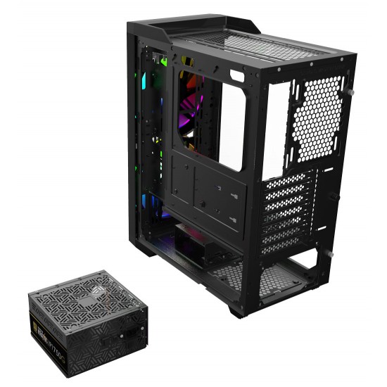 Gamdias APOLLO M1 Tempered Glass Gaming Case / 200mm Dual Rings ARGB Fans / ARGB Streaming Lighting / Power Cover Design / Magnetic Dust Filter / Easily Switch RGB Streaming Lighting Style / Selectable High/Mid/Low Fan Speed / APOLLO M1 Gamdias APOLLO M1 Tempered Glass Gaming Case / 200mm Dual Rings ARGB Fans / ARGB Streaming Lighting / Power Cover Design / Magnetic Dust Filter / Easily Switch RGB Streaming Lighting Style / Selectable High/Mid/Low Fan Speed / APOLLO M1