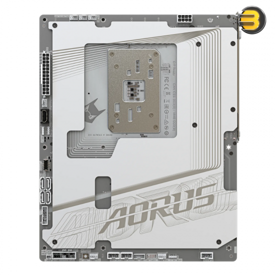 GIGABYTE B650E AORUS STEALTH ICE Motherboard — Supports AMD Ryzen 9000 CPUs- 12+2+2 phases VRM- up to 8000MHz DDR5 (OC)- 1xPCIe 5.0 M2 + 3xPCIe 4.0 M.2- Wi-Fi 7-2.5GbE LAN- USB 3.2 Gen 2x2