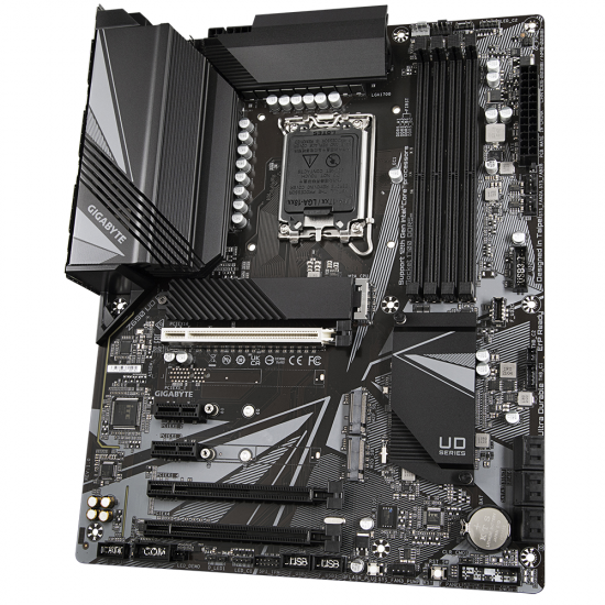 GIGABYTE Z690 UD AX Intel Z690 Motherboard DDR5 MEMORY PCIe 5.0 Design, Ultra Performance VRM Heatsinks, 3 x PCIe 4.0 M.2 with Thermal Guard, 2.5GbE LAN, WIFI6 802.11ax, Rear USB 3.2 Gen 2x2 Type-C®, Q-Flash Plus