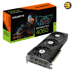 GIGABYTE RTX 4060 GAMING OC 8G Graphics Card — 3x WINDFORCE Fans, 8GB 128-bit GDDR6, GV-N4060GAMING OC-8GD Video Card