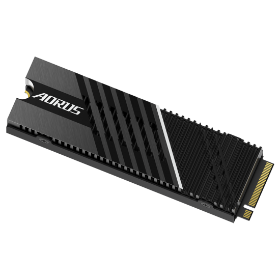 GIGABYTE AORUS Gen4 7000s SSD 1TB PCIe 4.0 NVMe M.2, Nanocarbon Coated Aluminum Heatsink, 3D TLC NAND, SSD GP-AG70S1TB