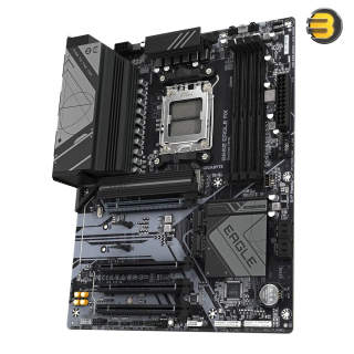 GIGABYTE B650 EAGLE AX AM5 LGA 1718 AMD B650 ATX — DDR5 Triple M.2, PCIe 5.0, USB 3.2 Gen2x2 Type-C, AMD Wi-Fi 6E, Realtek GbE LAN GIGABYTE B650 EAGLE AX AM5 LGA 1718 AMD B650 ATX — DDR5 Triple M.2, PCIe 5.0, USB 3.2 Gen2x2 Type-C, AMD Wi-Fi 6E, Realtek GbE LAN