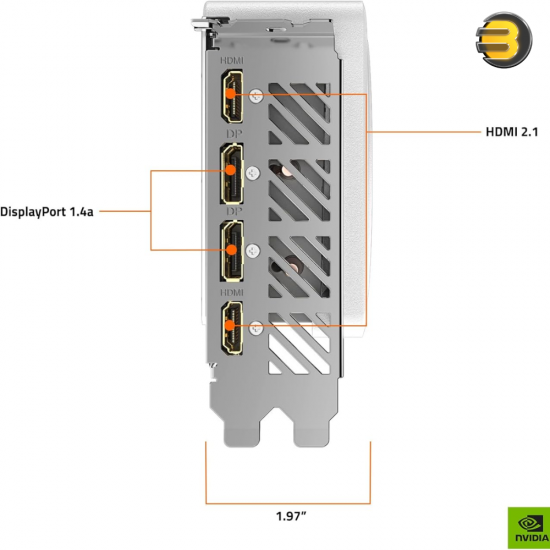 GIGABYTE GeForce RTX 4060 Ti AERO OC 16G Graphics Card — 3X WINDFORCE Fans, 16GB 128-bit GDDR6