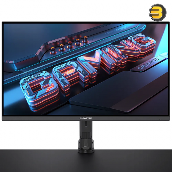 GIGABYTE M32U-AE Arm Edition 32 Inch — 144Hz UHD KVM IPS Gaming Monitor 3840 x 2160 4k SS 1ms (GTG) 90% DCI-P3, HDR Ready, FreeSync Premium Pro, Height, Tilt, Pivot, Depth Adjustable,DisplayPort 1.4, HDMI