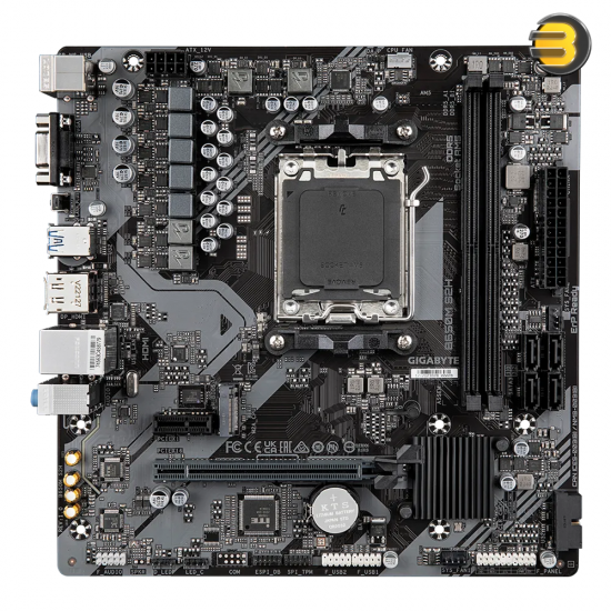 Gigabyte B650M S2H Motherboard — AM5/2xDDR5/HDMI/DP/VGA/USB 3.2/M.2