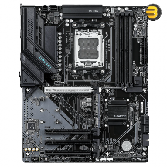 Gigabyte B850 GAMING WIFI6 (WF6) ATX Motherboard AMD Socket AM5 AMD B850 Chipset — Supports Ryzen 9000/8000/7000 Series CPUs, 4x DDR5 DIMM up to 8200 MT/s OC, PCIe 5.0 x16, 3x M.2 Slots, Realtek Gigabit LAN, Wi-Fi 6, Bluetooth 5.3, DisplayPort, HDMI 2.1, 