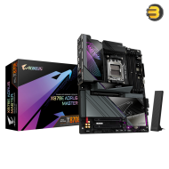 Gigabyte X870E AORUS MASTER – AMD AM5 DDR5 Motherboard, 8600MT/s OC, Digital Twin 16+2+2 VRM, 4 DIMMs (EXPO), DDR Wind Blade, M.2 EZ-Match, WIFI EZ-Plug, Dual USB4, 5GbE, PCIe 5.0 UD Slot Gigabyte X870E AORUS MASTER – AMD AM5 DDR5 Motherboard, 8600MT/s OC, Digital Twin 16+2+2 VRM, 4 DIMMs (EXPO), DDR Wind Blade, M.2 EZ-Match, WIFI EZ-Plug, Dual USB4, 5GbE, PCIe 5.0 UD Slot