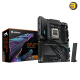 GIGABYTE X870E AORUS ELITE X3D ATX AM5 DDR5 Motherboard GIGABYTE X870E AORUS ELITE X3D ATX motherboard with AM5 socket, DDR5 slots, USB4 ports, Wi-Fi 7 and PCIe 5.0 support