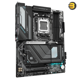 GIGABYTE B850 GAMING X WIFI6E - X3D Turbo Mode, AMD AM5, DDR5 OC 8200MT/s, Digital Twin 12+2+2 VRM, 4 DIMMs (EXPO), WIFI EZ-Plug, EZ-Latch Plus/Click, 3x M.2 (PCIe5.0x4), 2.5GbE LAN & Wi-Fi6E, HDMI/DP GIGABYTE B850 GAMING X WIFI6E - X3D Turbo Mode, AMD AM5, DDR5 OC 8200MT/s, Digital Twin 12+2+2 VRM, 4 DIMMs (EXPO), WIFI EZ-Plug, EZ-Latch Plus/Click, 3x M.2 (PCIe5.0x4), 2.5GbE LAN & Wi-Fi6E, HDMI/DP