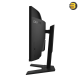 Gigabyte GS34WQC 34 Inch 120Hz 1440P Curved Gaming Monitor — 3440x1440 VA 1500R Display, 1ms (MPRT) Response Time, HDR Ready, FreeSync Premium, 1x Display Port 1.4, 2X HDMI 2.0,Black