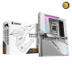 GIGABYTE B650E AORUS STEALTH ICE Motherboard — Supports AMD Ryzen 9000 CPUs- 12+2+2 phases VRM- up to 8000MHz DDR5 (OC)- 1xPCIe 5.0 M2 + 3xPCIe 4.0 M.2- Wi-Fi 7-2.5GbE LAN- USB 3.2 Gen 2x2