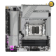 GIGABYTE B650M AORUS Elite AX ICE AM5 LGA 1718 AMD B650 M-ATX Motherboard — DDR5, 2* M.2, PCIe 5.0, USB 3.2 Gen2X2 Type-C, 2.5GbE LAN, Q-Flash Plus, EZ-Latch